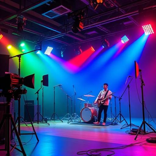 Video musical filmado en estudio